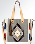 American Darling ADBG573D1 Tote Saddle Blanket Genuine Leather Women Bag Western Handbag Purse