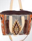 American Darling Tote Saddle Blanket Genuine Leather Women Bag Western Handbag Purse