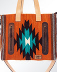 American Darling Tote Saddle Blanket Genuine Leather Women Bag Western Handbag Purse
