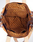 American Darling Tote Saddle Blanket Genuine Leather Women Bag Western Handbag Purse