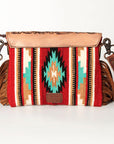 American Darling Crossbody Hand Tooled Saddle Blanket Genuine Leather Women Bag Western Handbag Purse