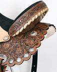 Western Horse Saddle American Leather Flex Trail Barrel Tack Hilason