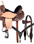 Western Horse Saddle American Leather Flex Trail Barrel Tack Hilason