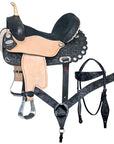 Western Horse Saddle American Leather Flex Trail Barrel Tack Hilason