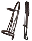 ExionPro Traditional Hunter Bridle With Laced Reins