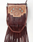 American Darling ADBGZ263 Crossbody Hand Tooled Genuine Leather Women Bag Western Handbag Purse