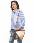 American Darling Crossbody Hand Tooled Genuine Leather Women Bag Western Handbag Purse