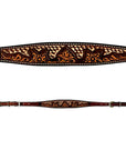 Bar H Equine American Leather Horse Saddle Tack One Ear Headstall Brown