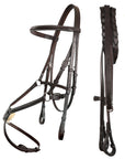 ExionPro Traditional Figure 8 Bridle With Laced Reins