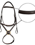 ExionPro Traditional Figure 8 Bridle With Laced Reins