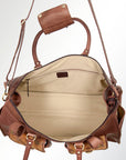 American Darling ADBGI124A Duffel Genuine Leather Women Bag Western Handbag Purse