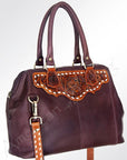 American Darling ADBGI144A Tote Hand Tooled Genuine Leather Women Bag Western Handbag Purse