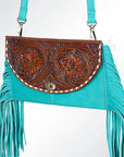 American Darling ADBGI150A Wallet Hand Tooled Genuine Leather Women Bag Western Handbag Purse