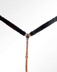AMERICAN DARLING Western Horse One Ear Headstall Breast Collar Set Leather