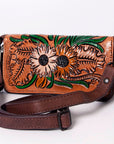 American Darling ADBGZ278 Crossbody Hand Tooled Genuine Leather Women Bag Western Handbag Purse