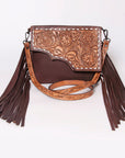 American Darling ADBGZ279 Cross Body Hand Tooled Genuine Leather Women Bag Western Handbag Purse