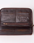American Darling ADBGZ286 Wallet Hand Tooled Genuine Leather Women Bag Western Handbag Purse