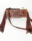 American Darling ADBGZ292 Wallet Hand Tooled Genuine Leather Women Bag Western Handbag Purse