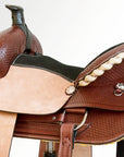 Comfytack Western Horse Ranch Roping Cowboy Saddle Genuine Leather Tack Set Brown/Tan