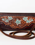 Hand Tooled Hand Painted Genuine Leather women bag western handbag purse