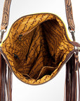 American Darling Signature Crossbody Hand Tooled Saddle Blanket Genuine Leather Women Bag Western Handbag Purse