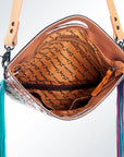 American Darling Clutch Hand Tooled Hair on Genuine Leather Western Women Bag Handbag Purse | Purses for Cute