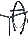 HILASON Western Horse Biothane Leather Headstall & Breast Collar Set