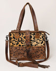 American Darling ADBG591 Tote Hair-On Genuine Leather Women Bag Western Handbag Purse