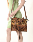American Darling ADBG591 Tote Hair-On Genuine Leather Women Bag Western Handbag Purse