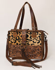 American Darling ADBG591 Tote Hair-On Genuine Leather Women Bag Western Handbag Purse