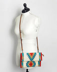 American Darling ADBG594 Crossbody Saddle Blanket Genuine Leather Women Bag Western Handbag Purse