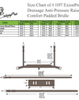Replacement Crownpiece of ExionPro Dressage Anti-Pressure Raised Comfort Padded Bridle