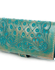American Darling ADBG599 Wallet Hand Tooled Genuine Leather Women Bag Western Handbag Purse