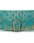 American Darling ADBG599 Wallet Hand Tooled Genuine Leather Women Bag Western Handbag Purse