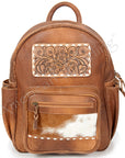 ADBG600 American Darling Hand Tooled Hair On Genuine Leather Women Bag Western Handbag Purse