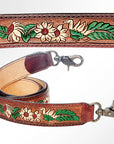 American Darling ADSTF133 Hand Tooled Genuine Leather Crossbody Handle Strap For Bags