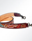 American Darling ADSTF139 Hand Tooled Genuine Leather Crossbody Handle Strap For Bags