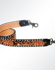 American Darling ADSTF150 Hand Tooled Genuine Leather Crossbody Handle Strap For Bags