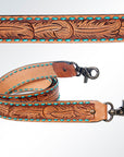 American Darling ADSTF156 Hand Tooled Genuine Leather Crossbody Handle Strap For Bags