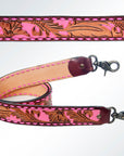 American Darling ADSTF158 Hand Tooled Genuine Leather Crossbody Handle Strap For Bags