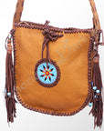 American Darling ADBGM122 Hobo Genuine Leather Women Bag Western Handbag Purse