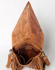 American Darling Messenger Full Grain Genuine Leather Western Women Bag Handbag Purse | Cute
