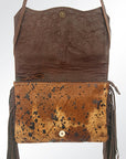 American Darling ADBG640 Clutch Hair-On Genuine Leather Women Bag Western Handbag Purse