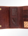 American Darling ADBG645 Wallet Saddle Blanket Genuine Leather Women Bag Western Handbag Purse