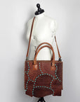 American Darling Tote Genuine Leather Women Bag Western Handbag Purse