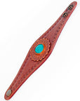 American Darling ADBRF135 Hand tooled carved Genuine Leather Bracelet women