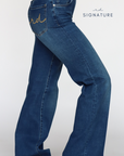 SIGNATURE TROUSER MEDIUM WASH