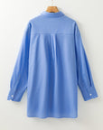 Palmer Boyfriend Chest Pocket Tunic Shirt