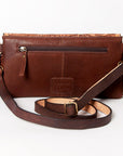 American Darling ADBGA138 Wallet Hand Tooled Genuine Leather Women Bag Western Handbag Purse
