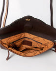 American Darling ADBGA138 Wallet Hand Tooled Genuine Leather Women Bag Western Handbag Purse